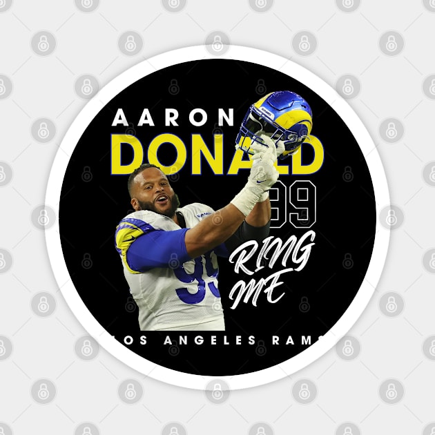 VINTAGE AARON DONALD RETRO Magnet by Chea Shepherd